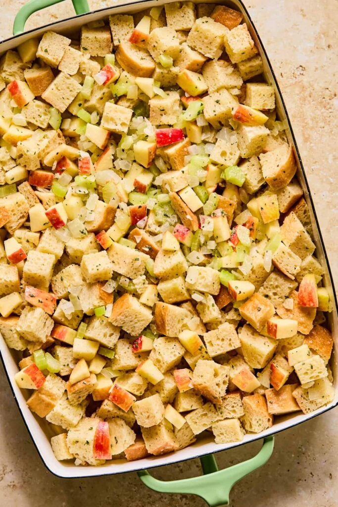 Simple Apple Sage Stuffing