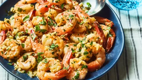 Simple Garlic Shrimp