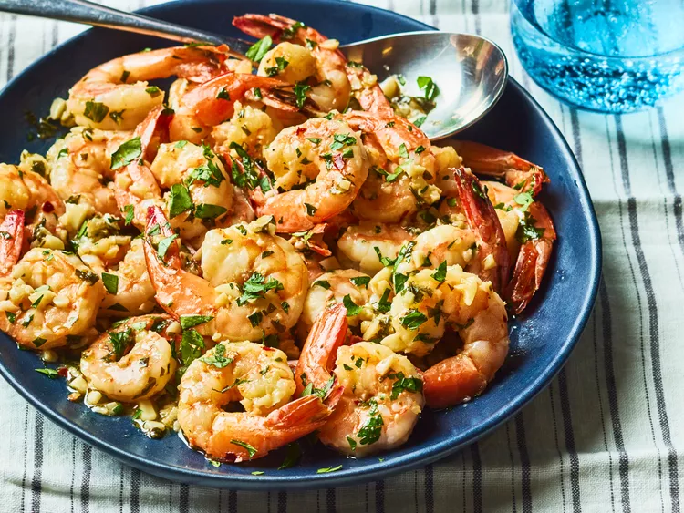 Simple Garlic Shrimp