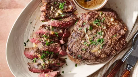Sirloin Steak with Garlic Butter Recipe