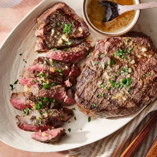 Sirloin Steak with Garlic Butter Recipe