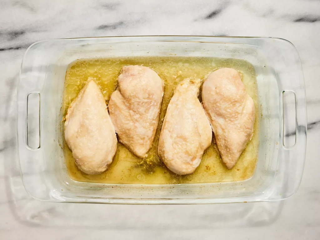 Three-Ingredient Baked Chicken Breasts
