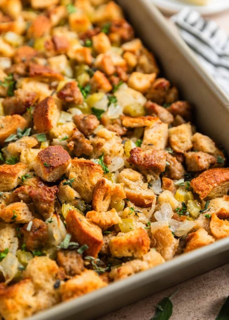 Turkey Sausage Stuffing