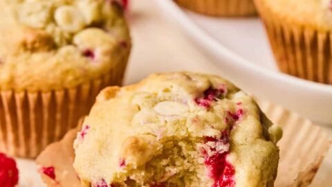 White Chocolate Raspberry Muffins