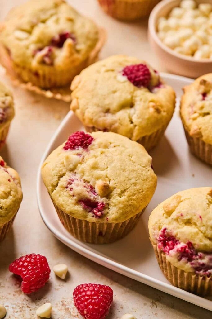 White Chocolate Raspberry Muffins