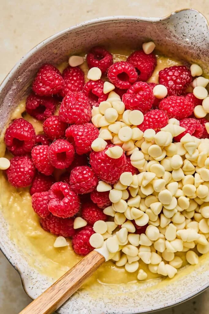 White Chocolate Raspberry Muffins