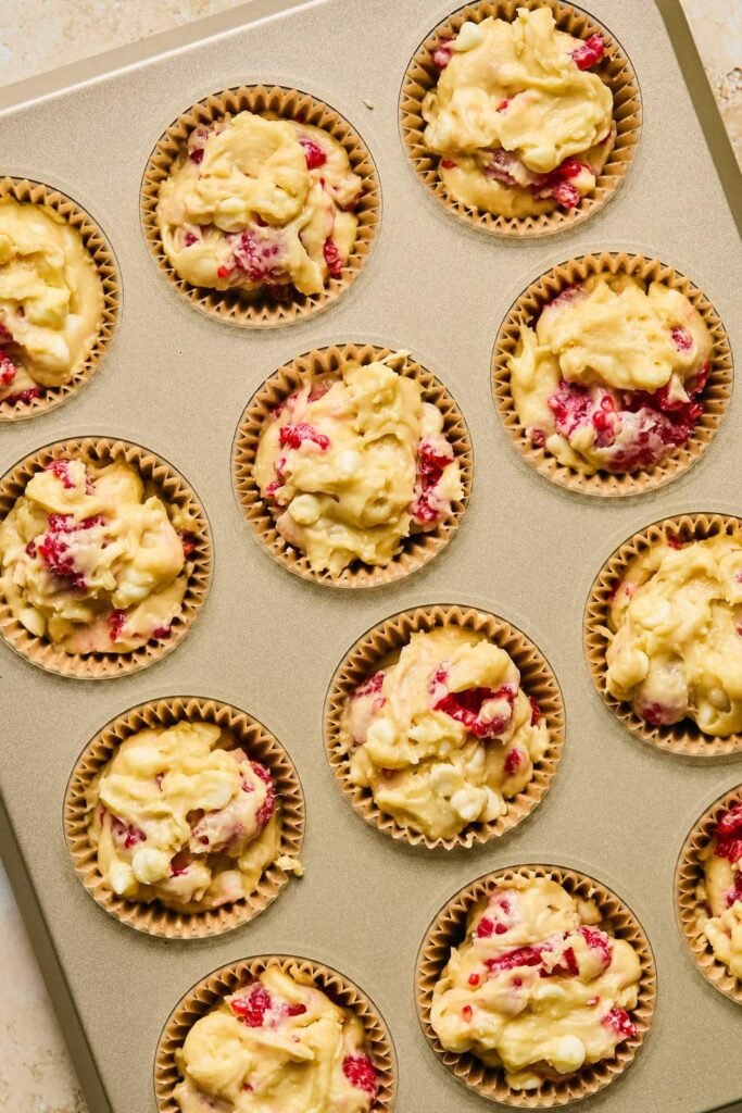 White Chocolate Raspberry Muffins