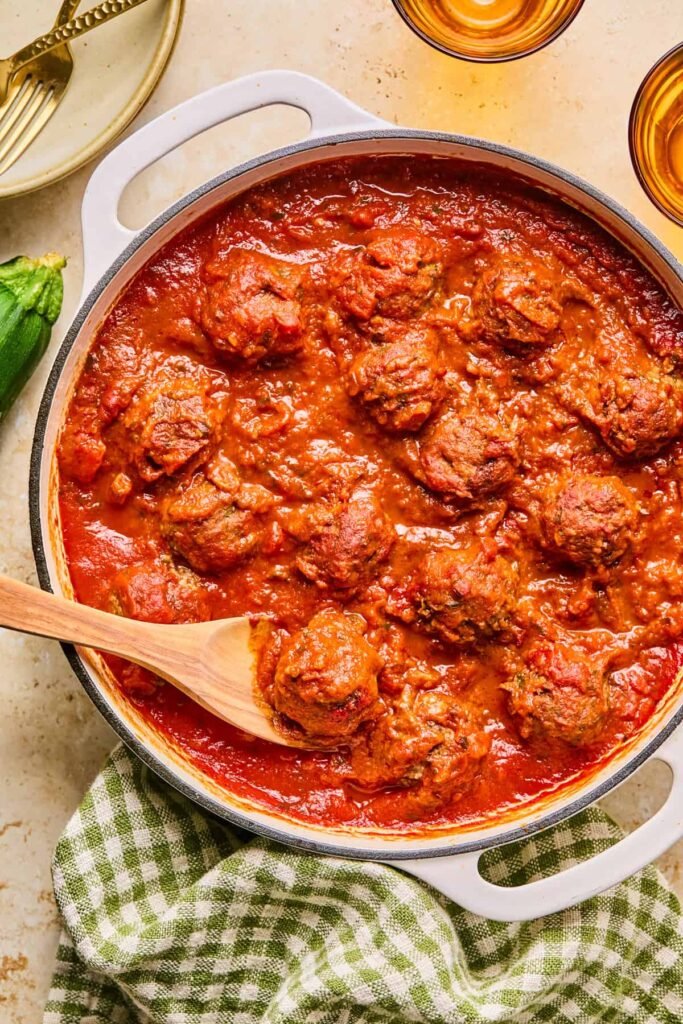Zucchini Beef Meatballs
