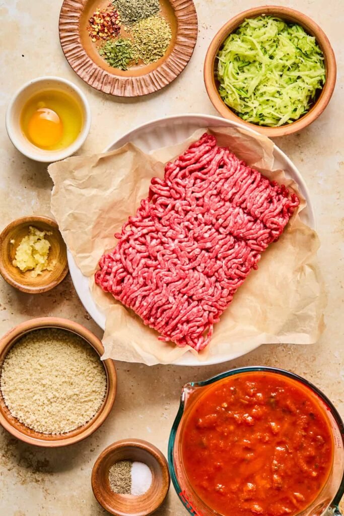 Zucchini Beef Meatballs
