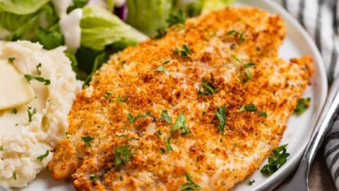 Air Fryer Parmesan-Crusted Tilapia