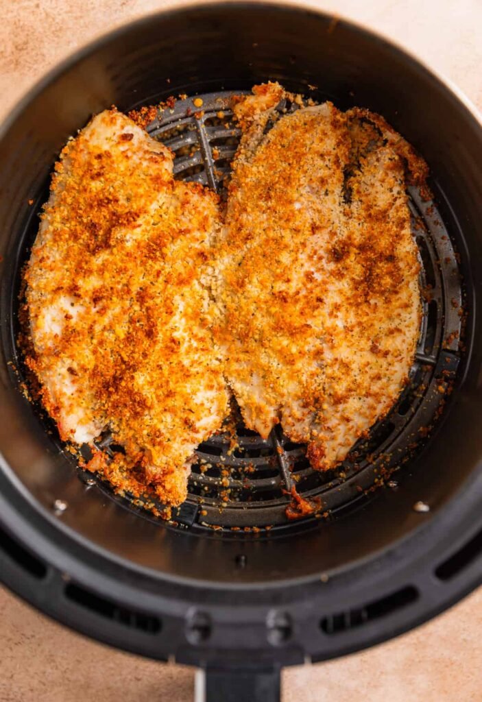 Air Fryer Parmesan-Crusted Tilapia