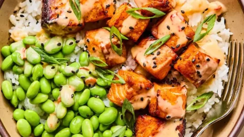 Air Fryer Salmon Bites