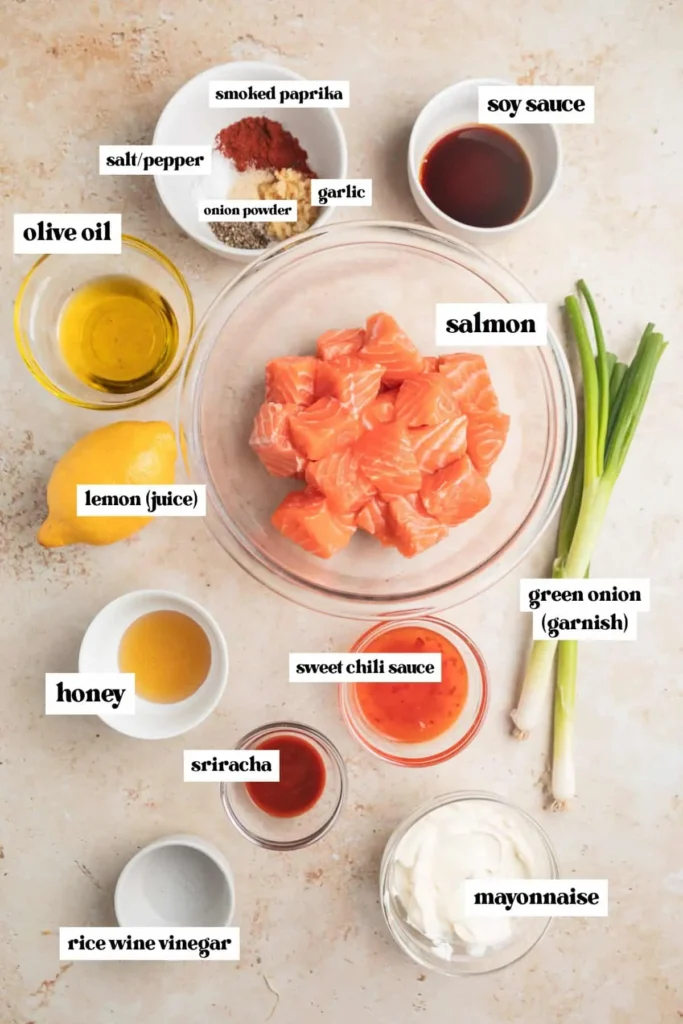 Air Fryer Salmon Bites