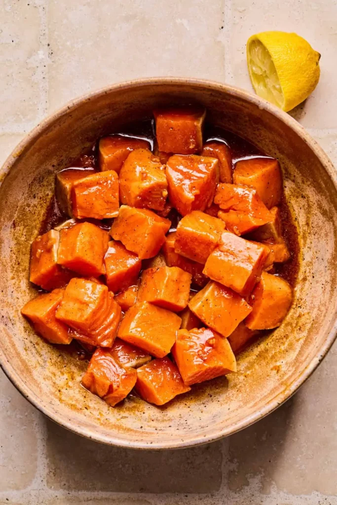 Air Fryer Salmon Bites