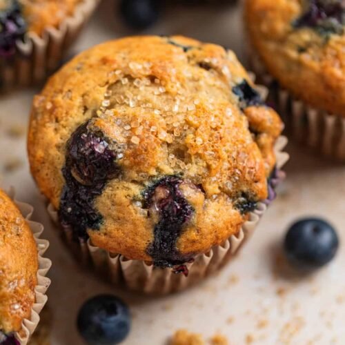 Banana Blueberry Muffins