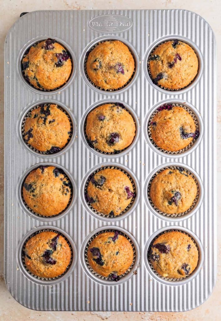 Banana Blueberry Muffins