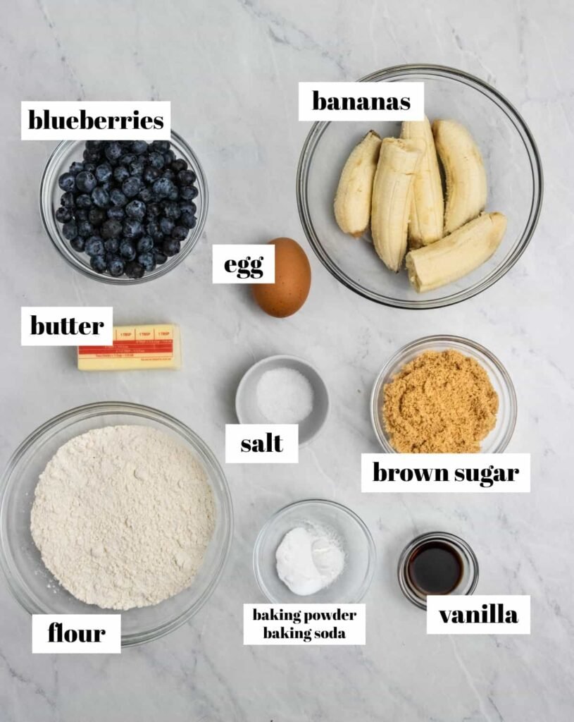 Banana Blueberry Muffins