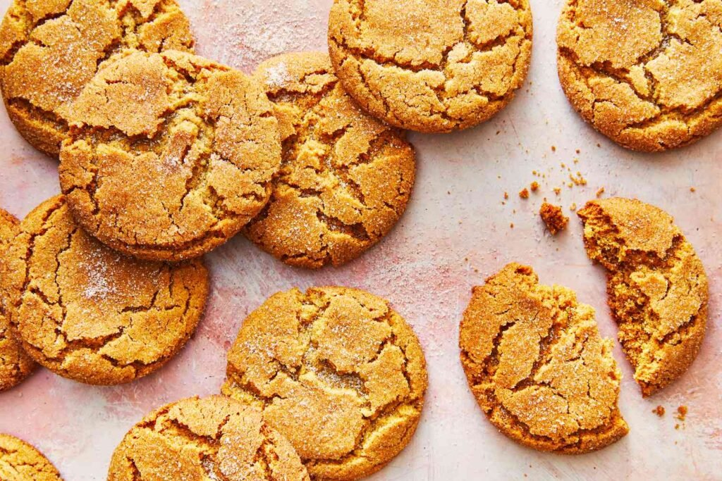 Big Soft Ginger Cookies