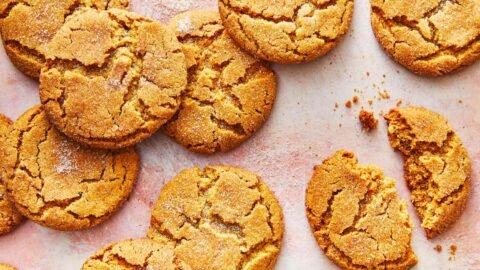Big Soft Ginger Cookies