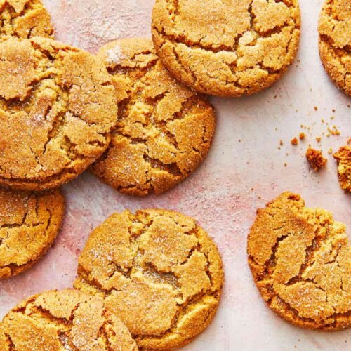 Big Soft Ginger Cookies