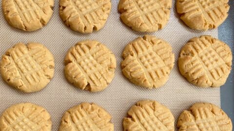 Cake Mix Peanut Butter Cookies