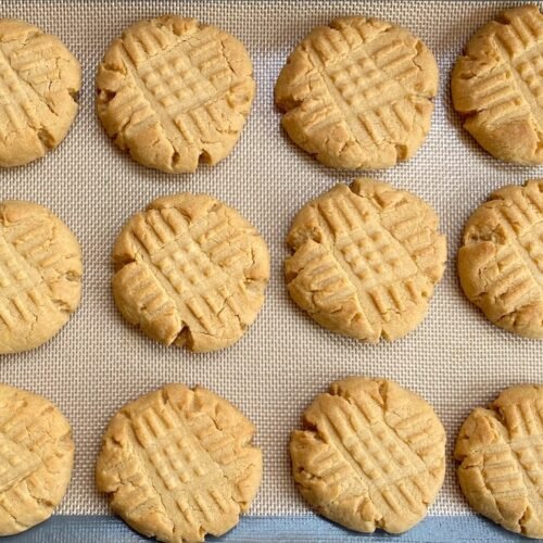 Cake Mix Peanut Butter Cookies