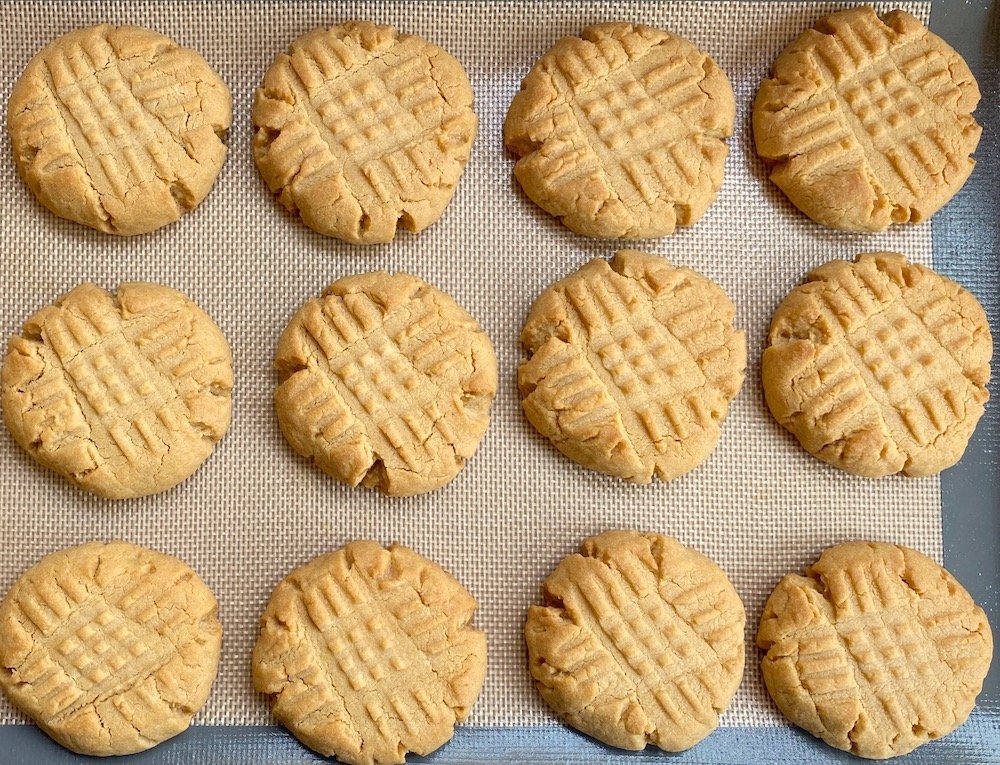 Cake Mix Peanut Butter Cookies