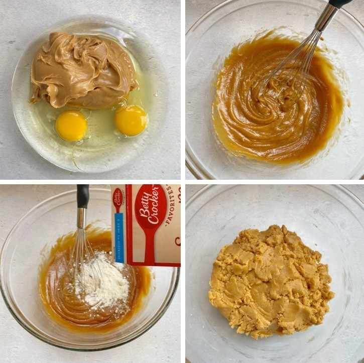 Cake Mix Peanut Butter Cookies