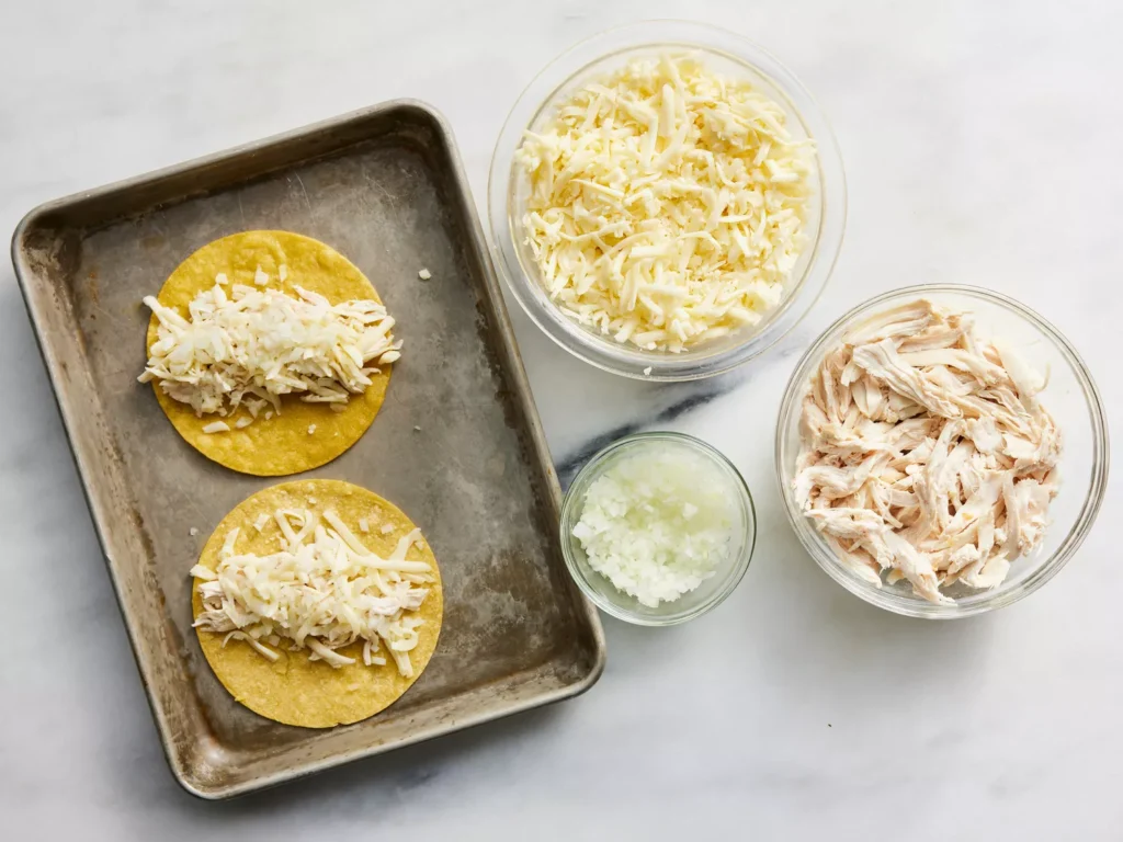 Chicken Enchiladas with Creamy Green Chile Sauce