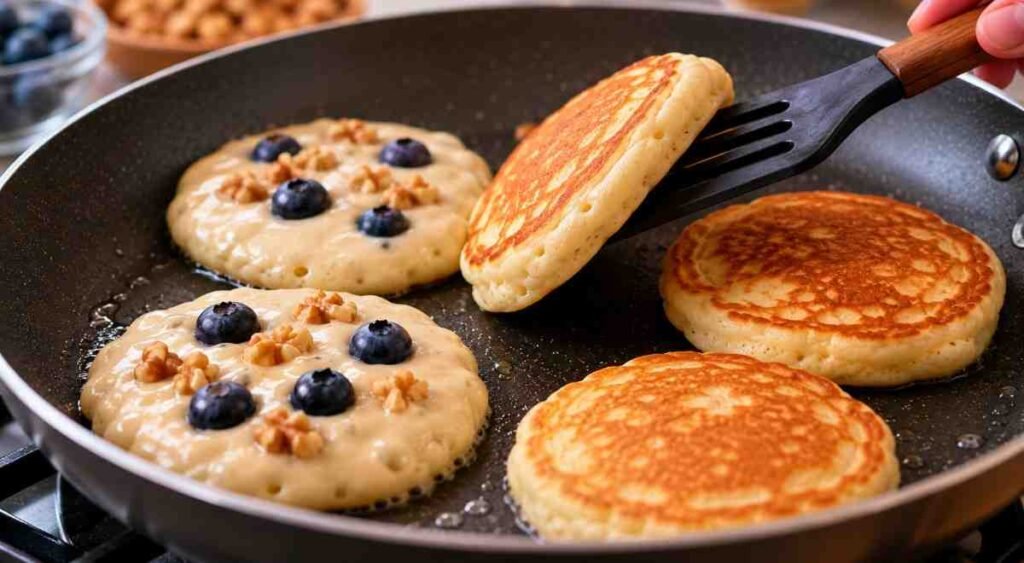 Healthy Banana Oatmeal Pancakes