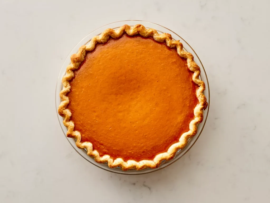 Homemade Fresh Pumpkin Pie