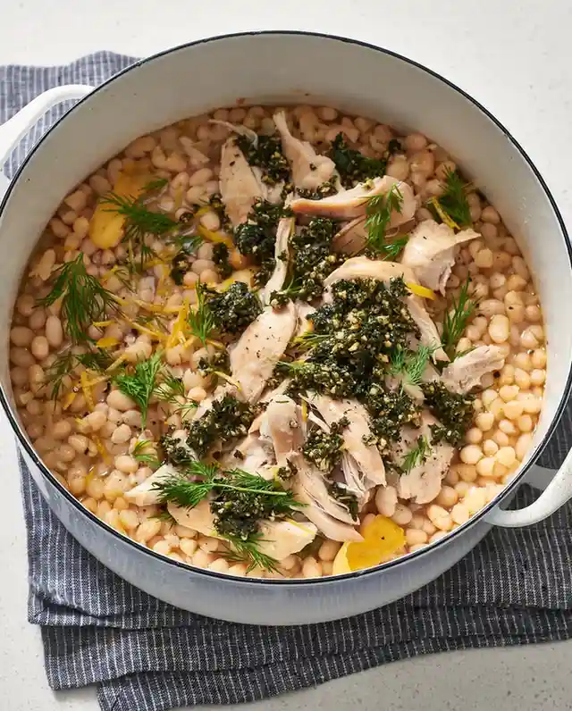 Lemon Herb Chicken & White Beans