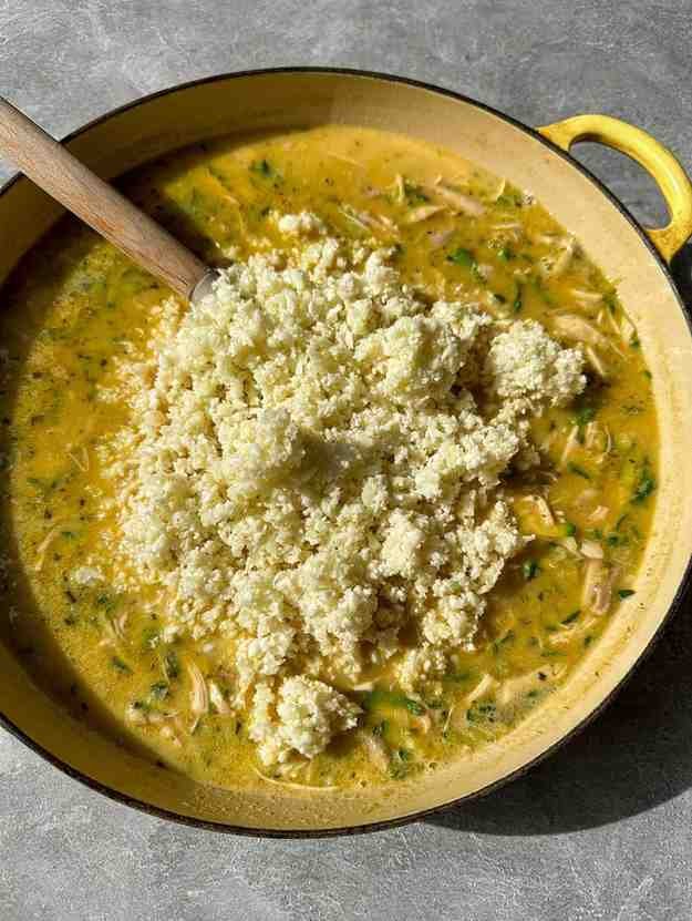 Mediterranean Lemon Chicken Soup