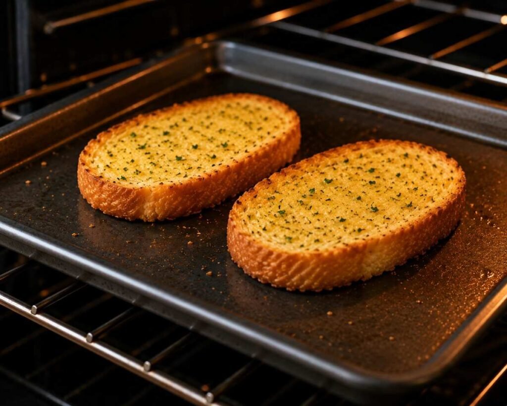 Mini Garlic Toast Pizzas
