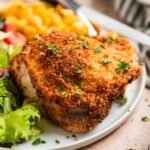 Parmesan Crusted Air Fryer Chicken Thighs