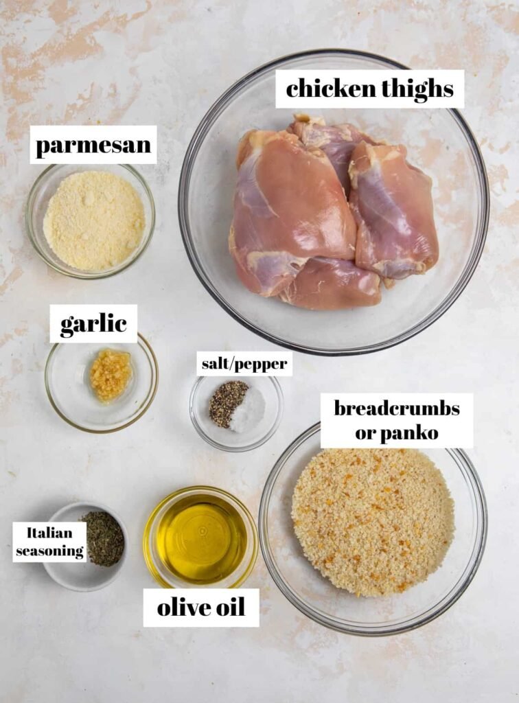 Parmesan Crusted Air Fryer Chicken Thighs