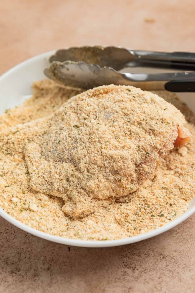 Parmesan Crusted Air Fryer Chicken Thighs