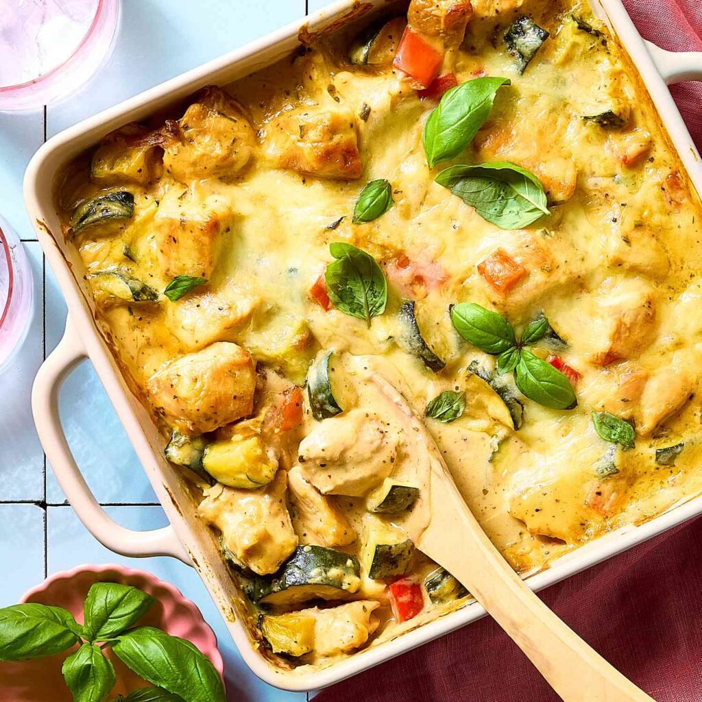 Rotisserie Chicken & Zucchini Casserole