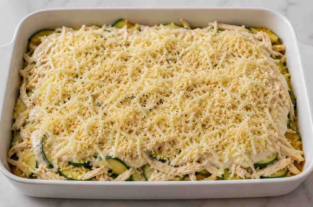 Rotisserie Chicken & Zucchini Casserole
