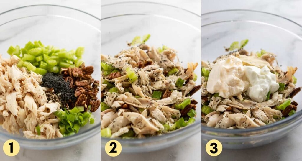 Strawberry Poppy Seed Pecan Chicken Salad
