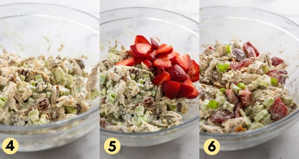Strawberry Poppy Seed Pecan Chicken Salad
