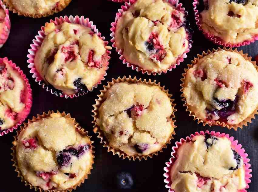 Strawberry Rhubarb Muffins