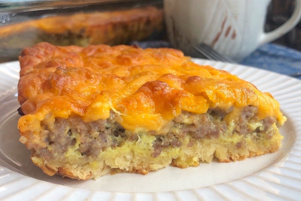 The Best 4 Ingredient Sausage Breakfast Casserole