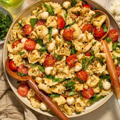 Tortellini Caprese Salad