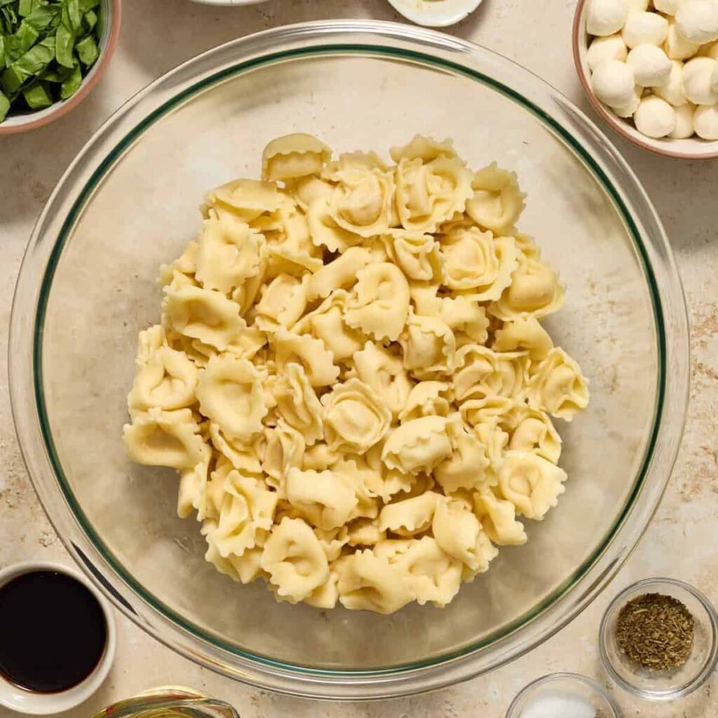 Tortellini Caprese Salad