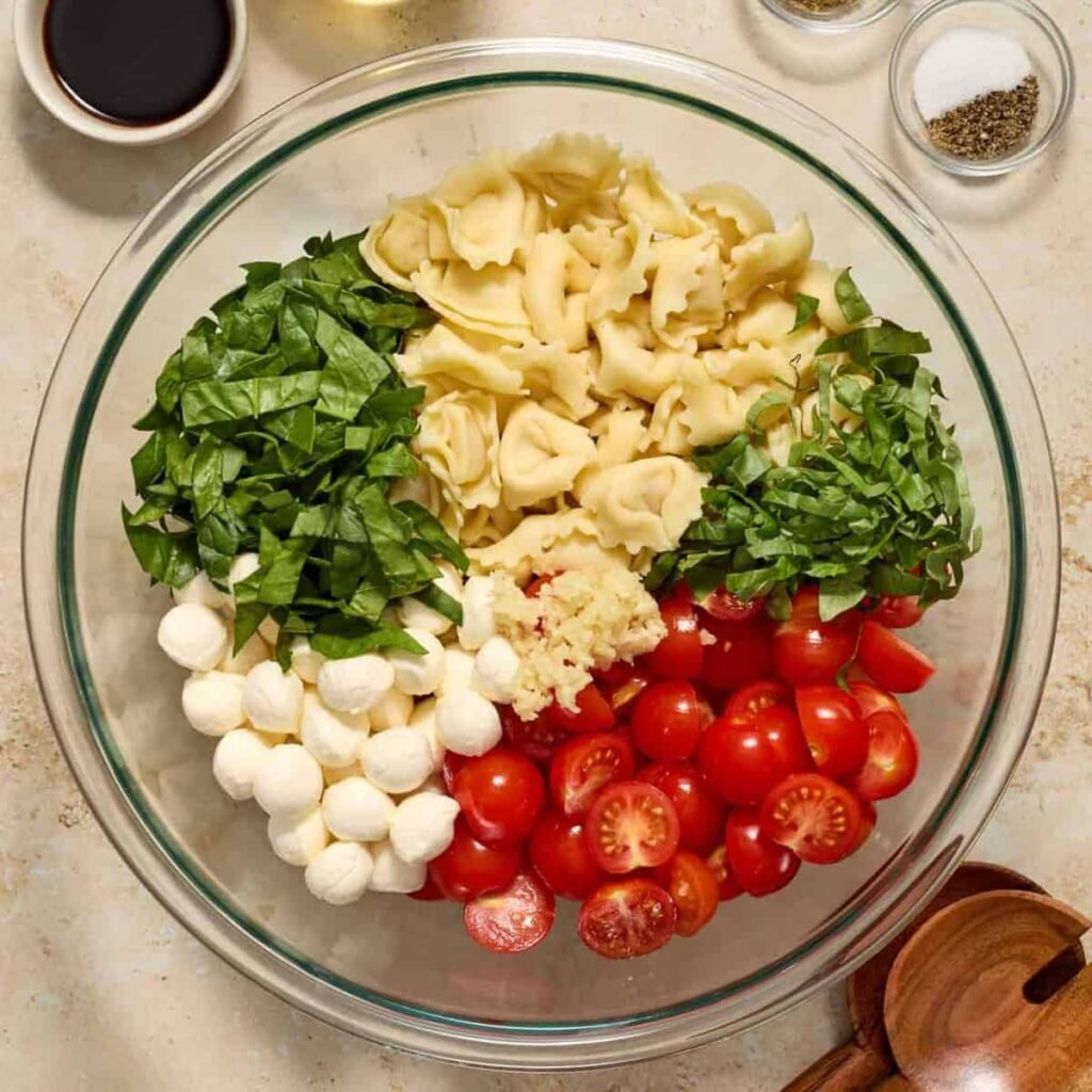 Tortellini Caprese Salad