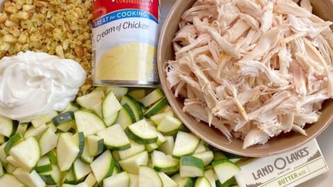 Rotisserie Chicken & Zucchini Casserole