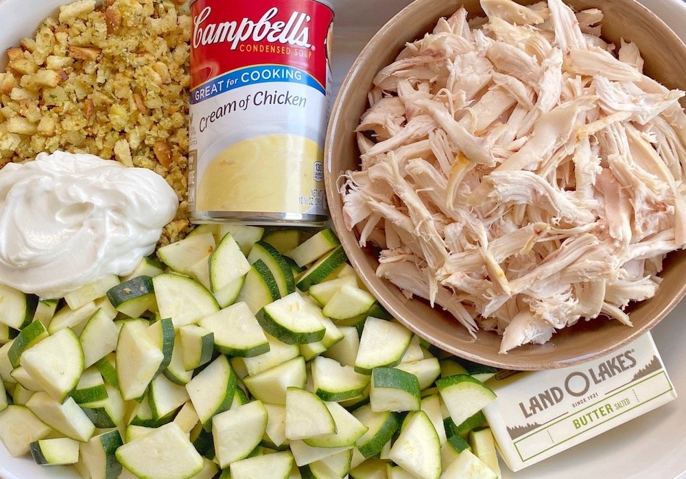 Rotisserie Chicken & Zucchini Casserole