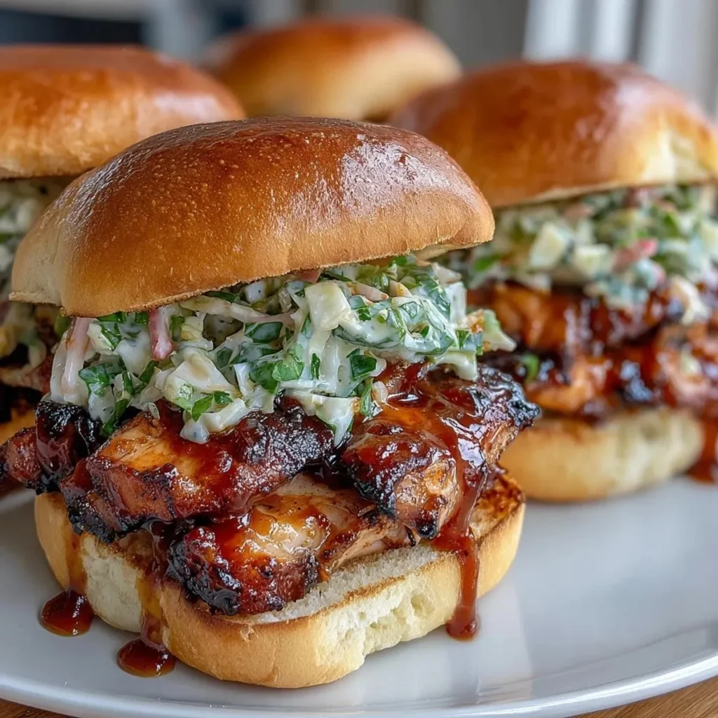 BBQ Chicken Sliders