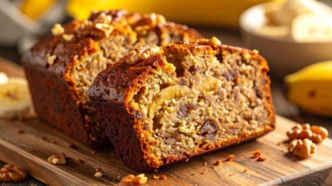 Best Homemade Walnut Banana Bread